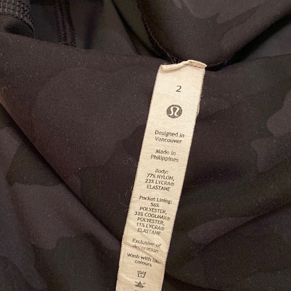 Lululemon Wunder Under High-Rise Tight Full-On Luxtreme Black Gray - Picture 11 of 12